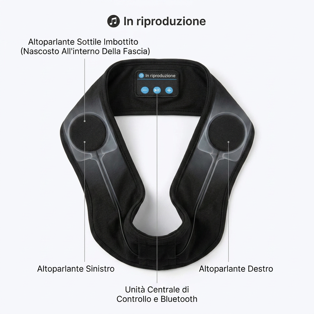 ASENI™ - CUFFIA BLUETOOTH 3 IN 1