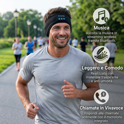 ASENI™ - CUFFIA BLUETOOTH 3 IN 1