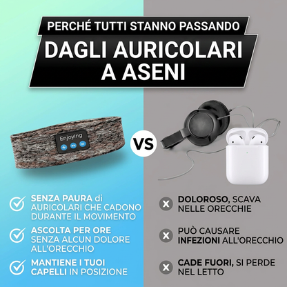 ASENI™ - CUFFIA BLUETOOTH 3 IN 1